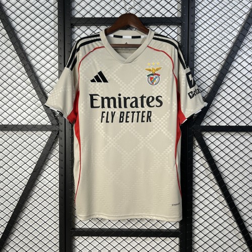 SL Benfica Beige Away Man Jersey 25/26