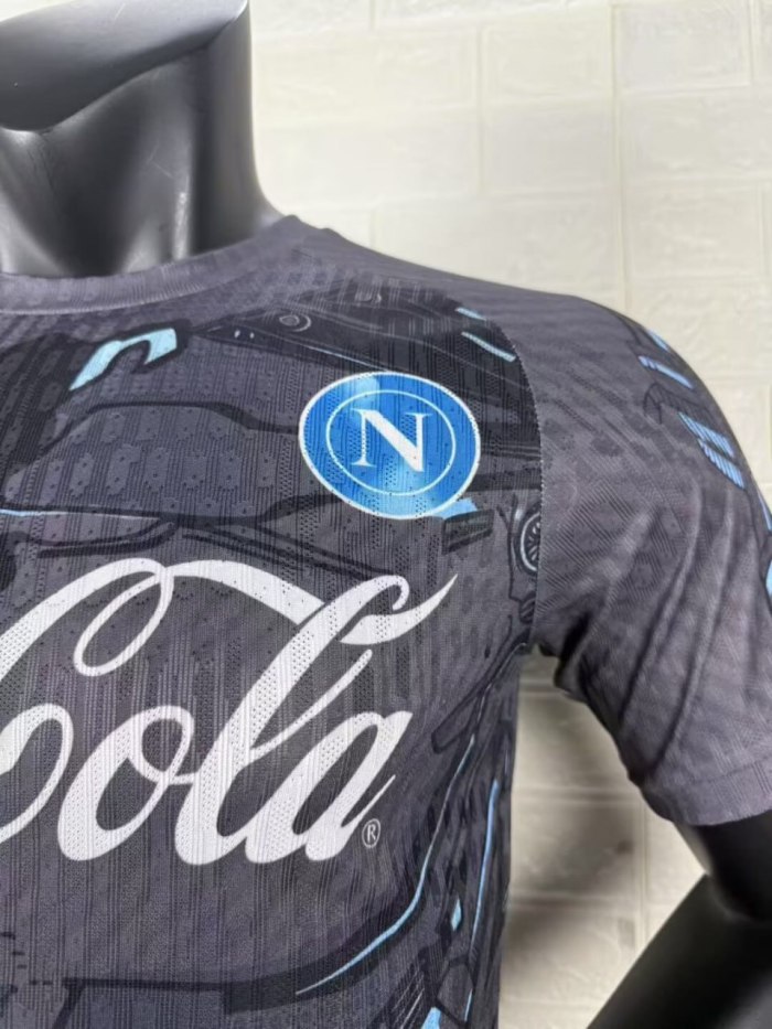 Napoli Gray Training  Man Player Jersey 25/26