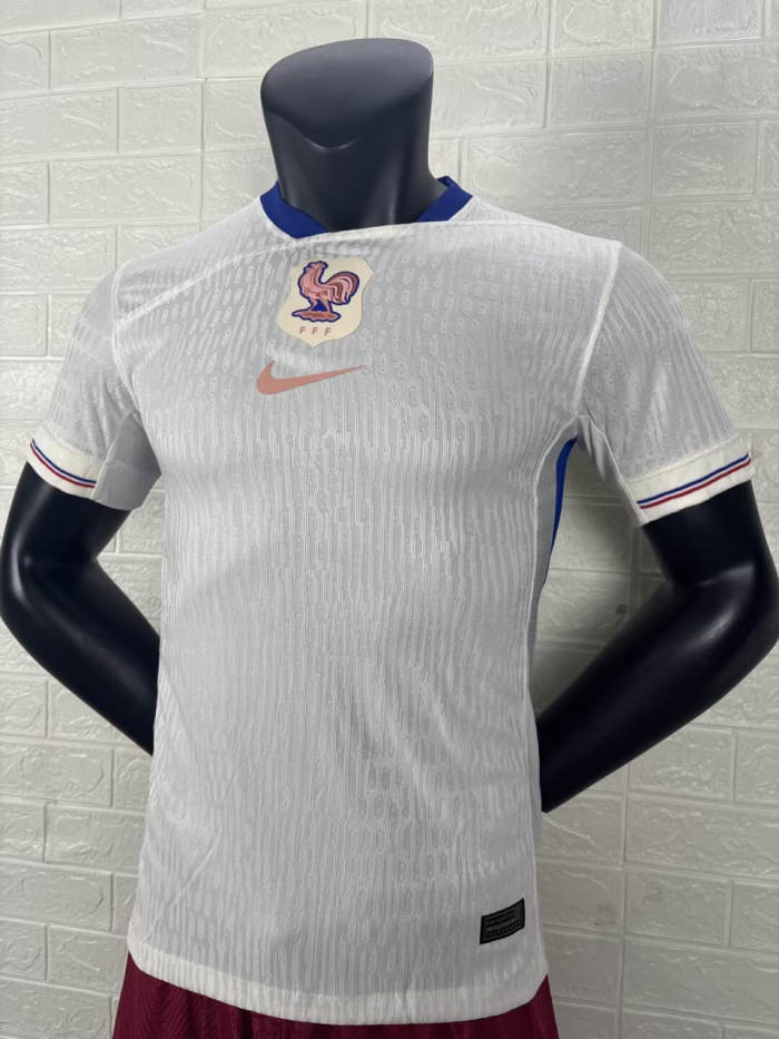 France Women's Team Euro 2025 Away Player Version Man Jersey