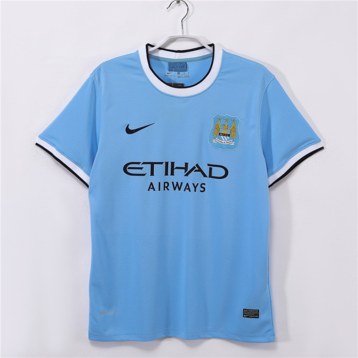 Manchester City Home Retro Jersey 2013/14