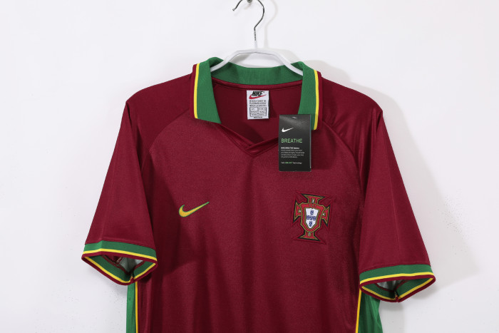 Portugal Home Retro Jersey 1998