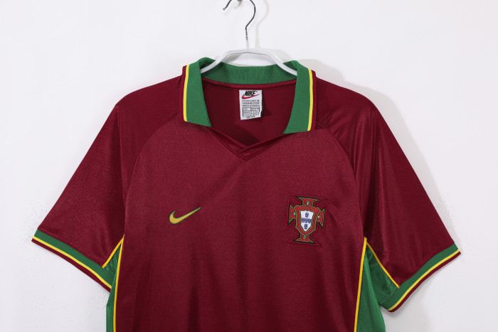Portugal Home Retro Jersey 1998