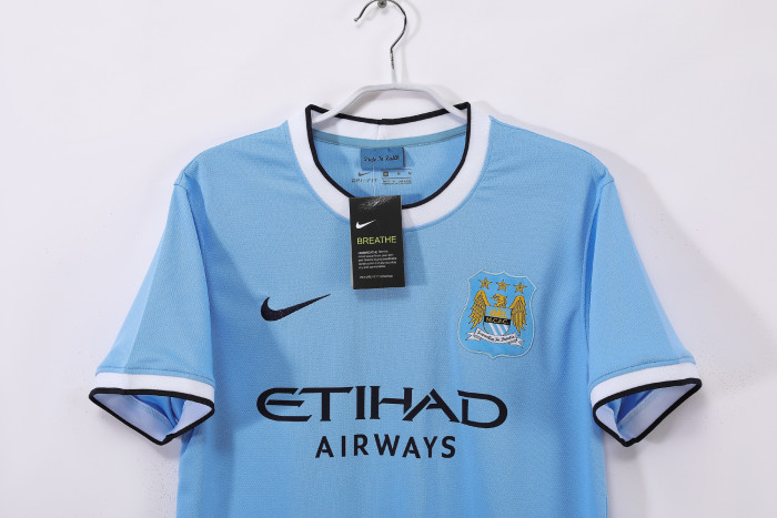 Manchester City Home Retro Jersey 2013/14
