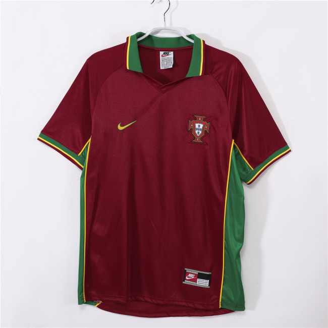 Portugal Home Retro Jersey 1998