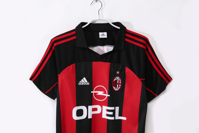 AC Milan Home Retro Jersey 2000/02