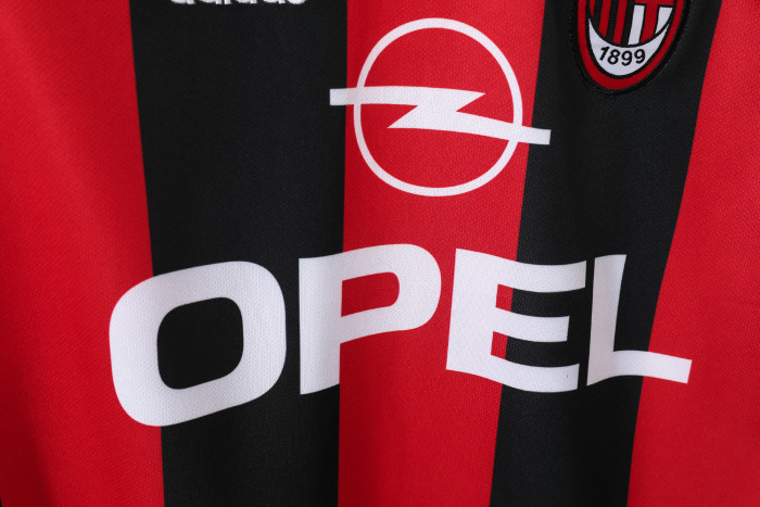 AC Milan Home Retro Jersey 2000/02
