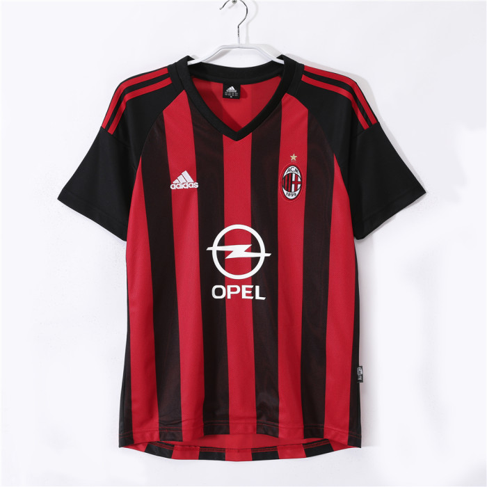 AC Milan Home Retro Jersey 2002/03