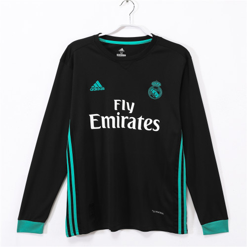 Real Madrid Away Retro Long Sleeves Jersey 2017/18