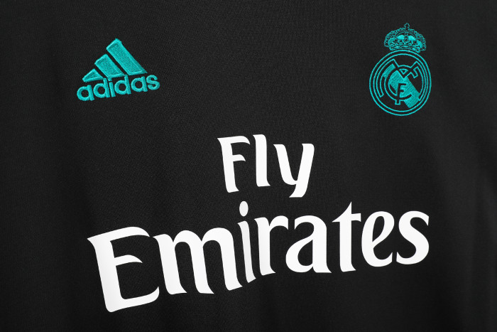 Real Madrid Away Retro Long Sleeves Jersey 2017/18