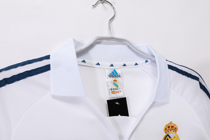 Real Madrid Home Retro Jersey 2001/02