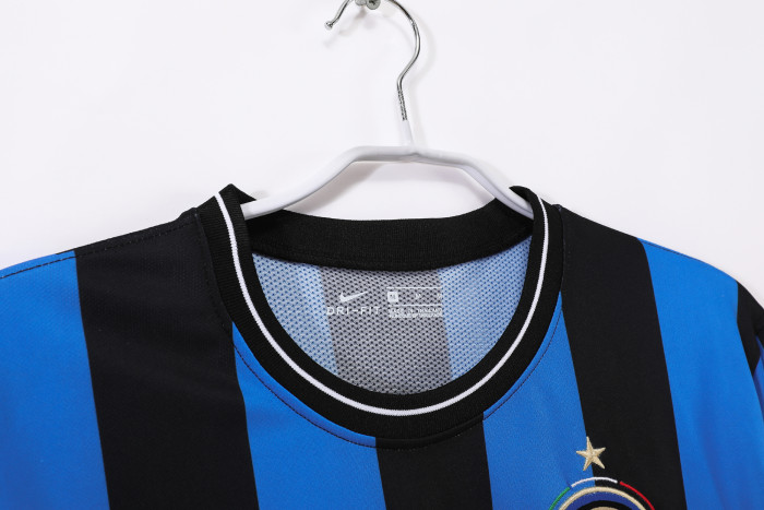 Inter Milan Home Long Sleeve Retro Jersey 2009/10