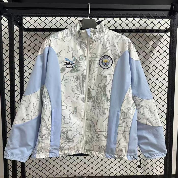 Manchester City Double-Sided Training Windbreaker 2025