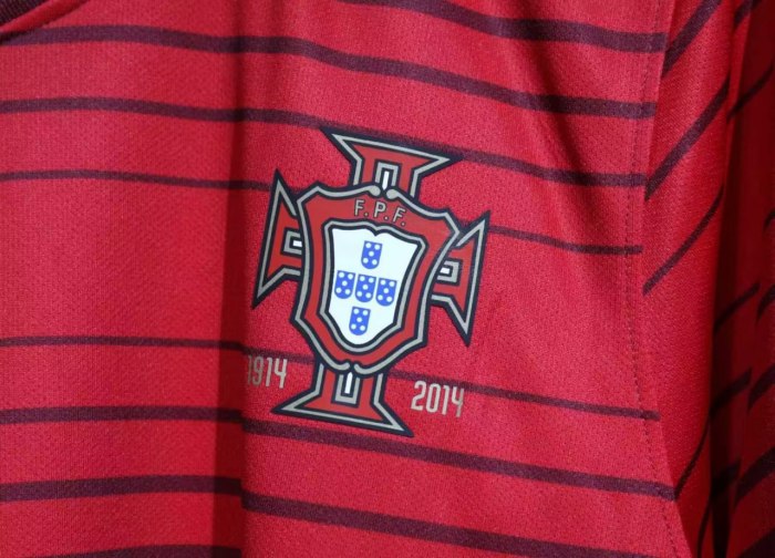 Portugal Home Player Version Retro Jersey 2014