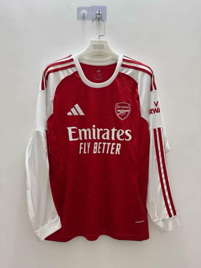Arsenal Home Long Sleeve Man Jersey 25/26