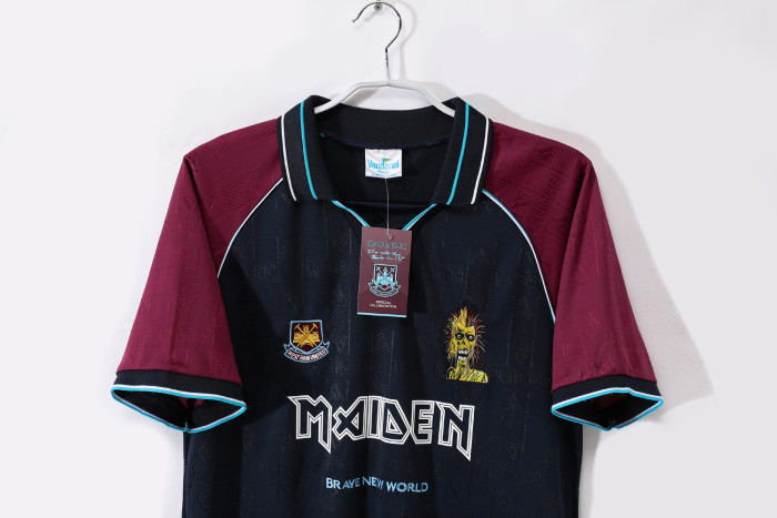 West Ham United x Iron Maiden Home Retro Jersey 1999