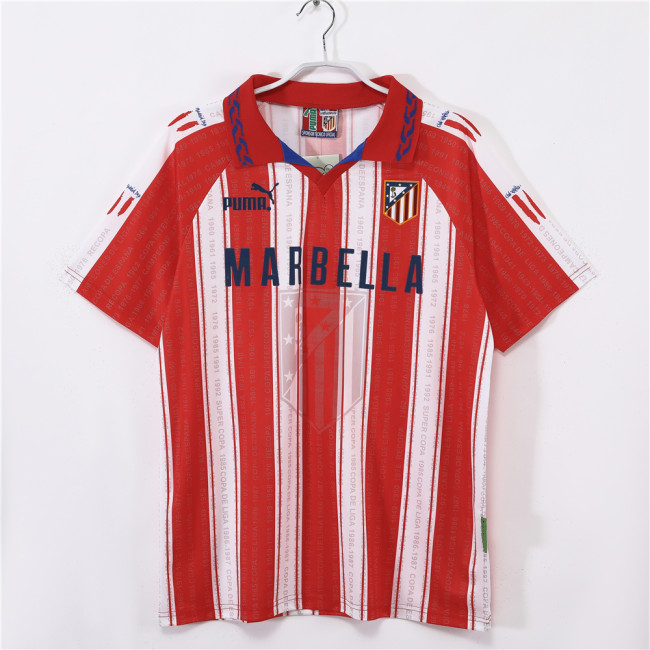 Atletico Madrid Home Retro Jersey 1995/96