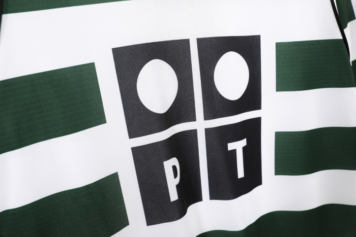 Sporting Lisbon Home Retro Long Sleeve Jersey 2001/03