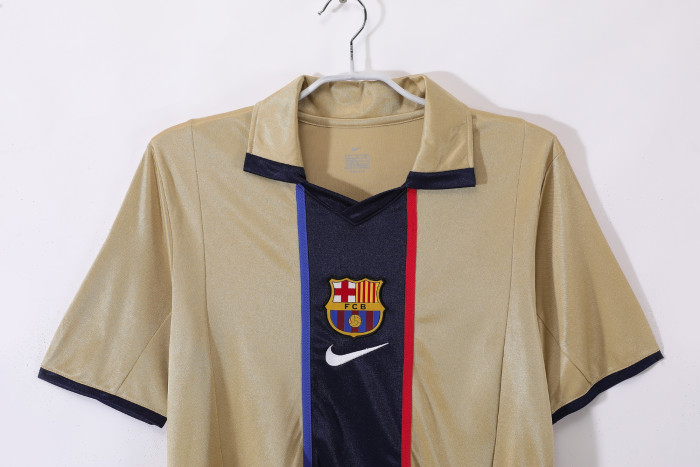 Barcelona Away Retro Jersey 2001/02