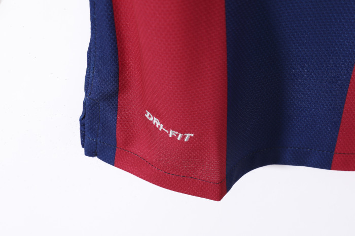 Barcelona Home Long Sleeve Retro Jersey 2014/15