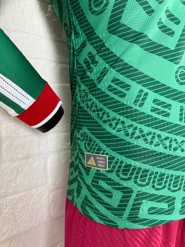 Mexico 2026 World Cup Home Player Long Sleeve Men Jersey