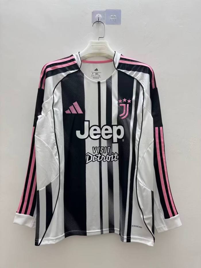 Juventus Home Long Sleeve Man Jersey 25/26