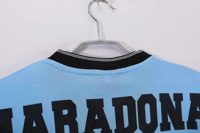 Argentina Diego Maradona Commemorative Retro Jersey 2001