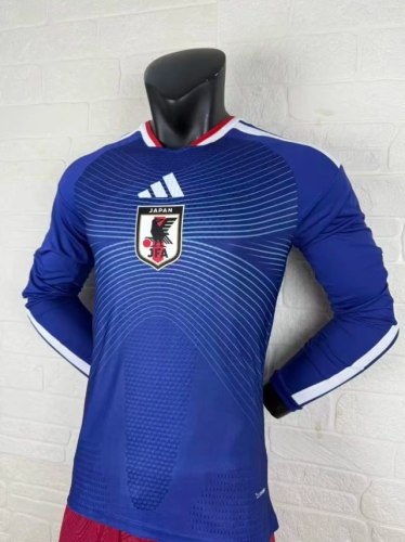 Japan 2026 World Cup Player Long Sleeve Home Men Jersey