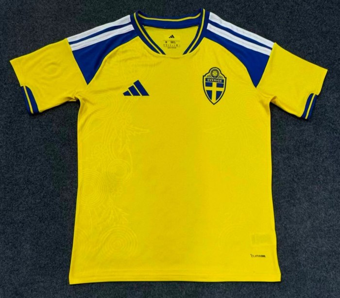 Sweden 2026 World Cup Home Men Jersey