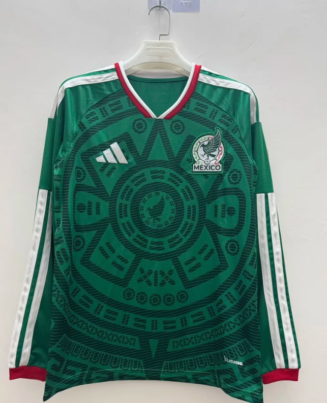 Mexico 2026 World Cup Home Long Sleeve Men Jersey