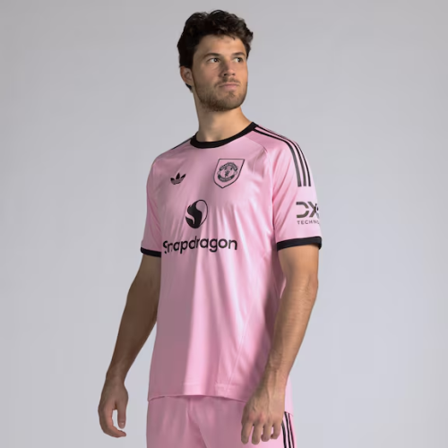 Manchester United Man Pink Goalkeeper Jersey Suit 25/26