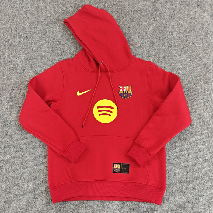 Barcelona Fleece Lined Hoodie Sweatshirt Training Jersey 25/26 (Multiple colors)
