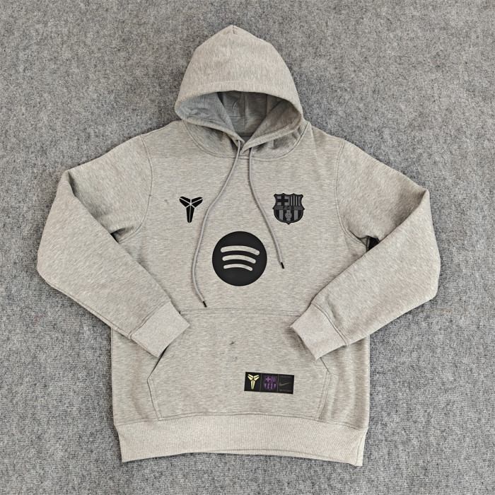 Barcelona Fleece Lined Hoodie Sweatshirt Training Jersey 25/26 (Multiple colors)