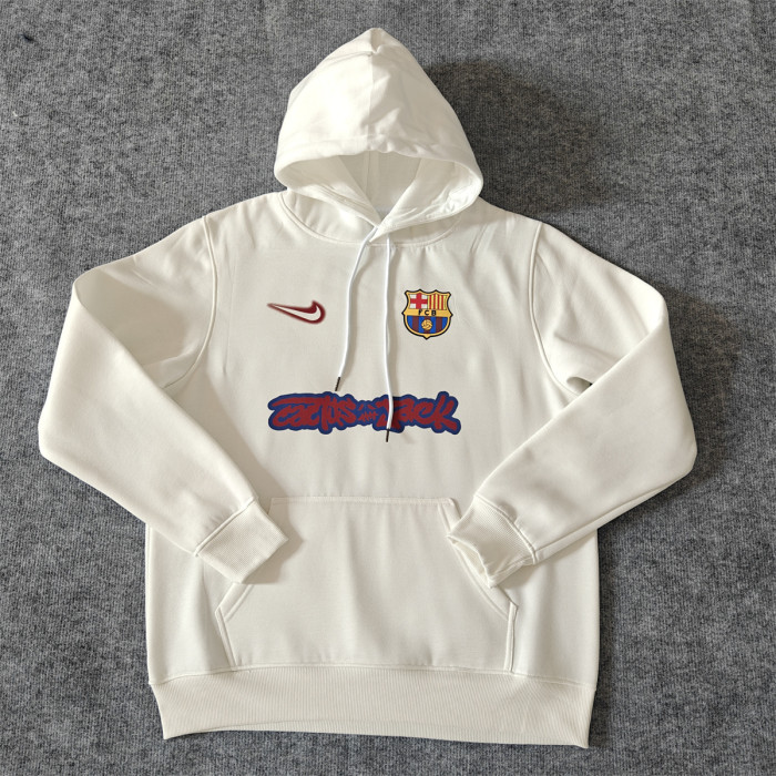 Barcelona Fleece Lined Hoodie Sweatshirt Training Jersey 25/26 (Multiple colors)