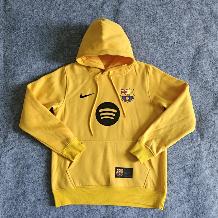 Barcelona Fleece Lined Hoodie Sweatshirt Training Jersey 25/26 (Multiple colors)
