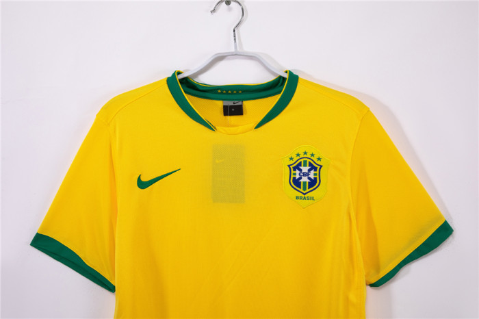 Brazil Home Retro Jersey 2006