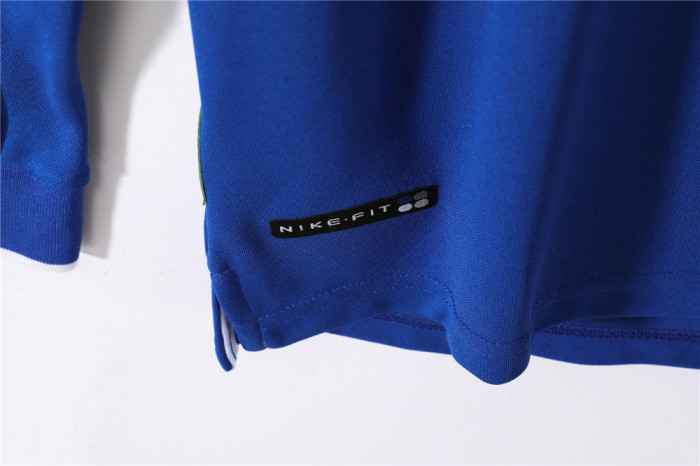 Brazil Away Retro Long Sleeve Jersey 1998