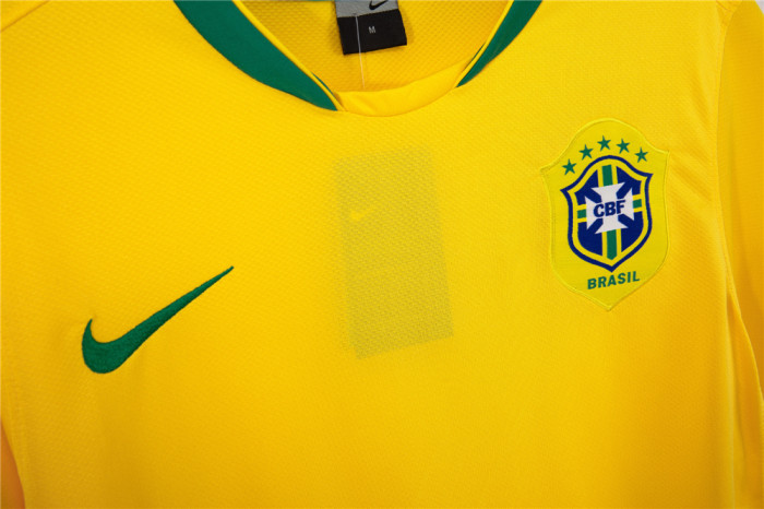 Brazil Home Retro Jersey 2006