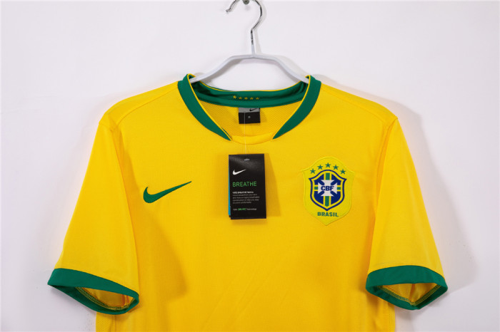 Brazil Home Retro Jersey 2006