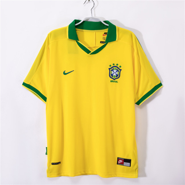 Brazil Home Retro Jersey 1997