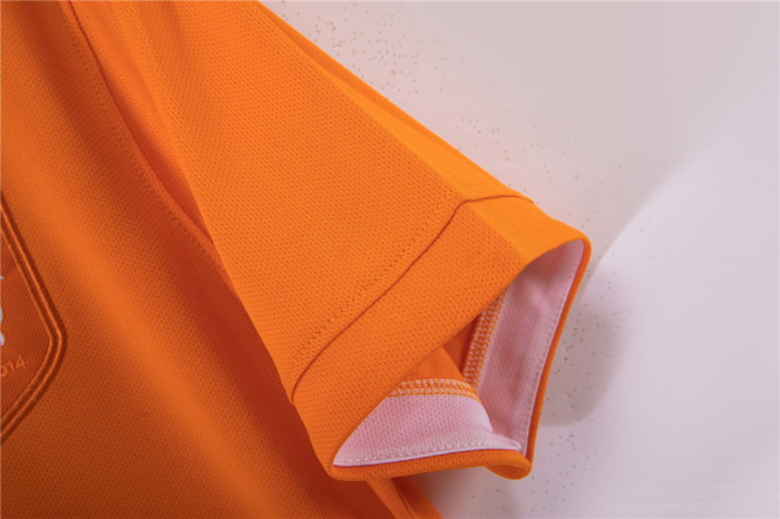 Netherlands Home Retro Jersey 2014/15