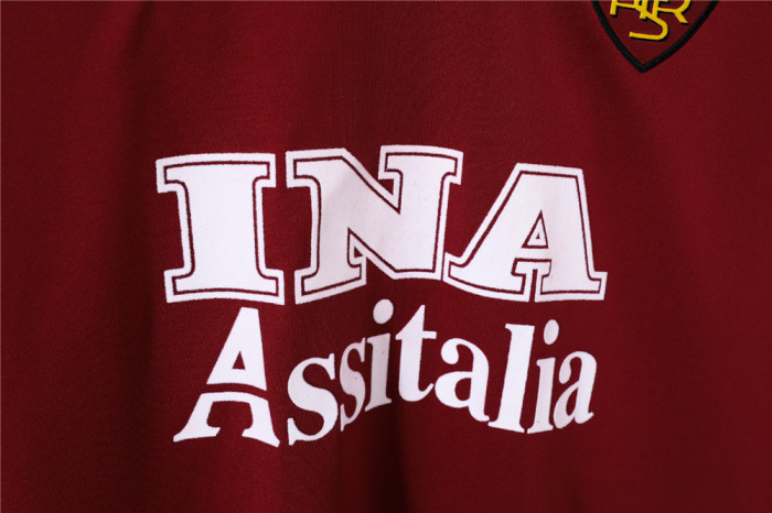 AS Roma Home Long Sleeve Retro Jersey 1998/99