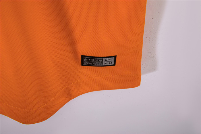 Netherlands Home Retro Jersey 2014/15