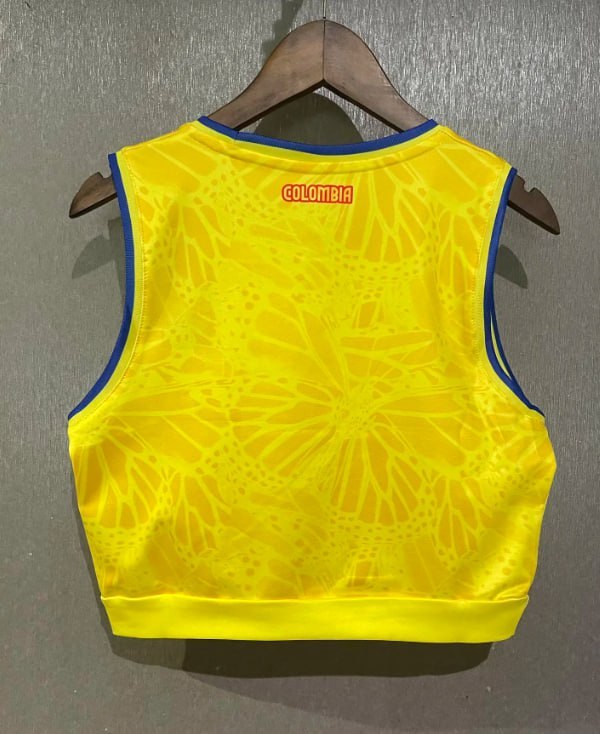 Colombia 2026 World Cup Home Women Vest Jersey