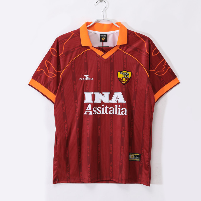 AS Roma Home Retro Jersey 1999/00
