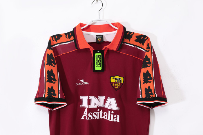 AS Roma Home Retro Jersey 1998/99