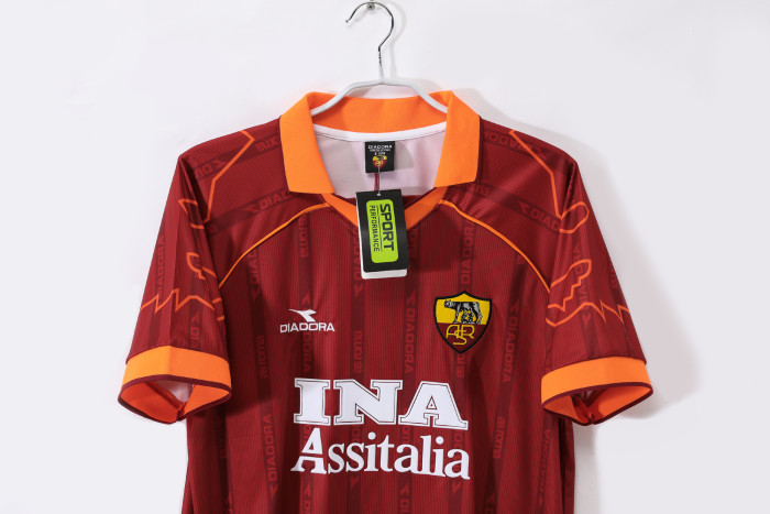 AS Roma Home Retro Jersey 1999/00