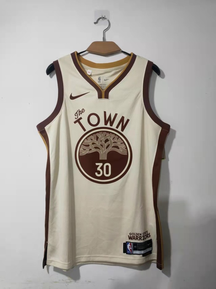 Golden State Warriors Stephen Curry Tan 2025/26 Swingman Jersey - City Edition Basketball Jersey