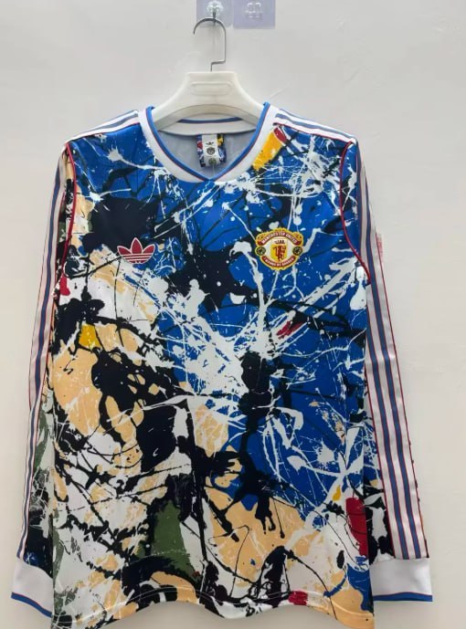 Manchester United Stone Roses Long Sleeve Man Jersey 25/26