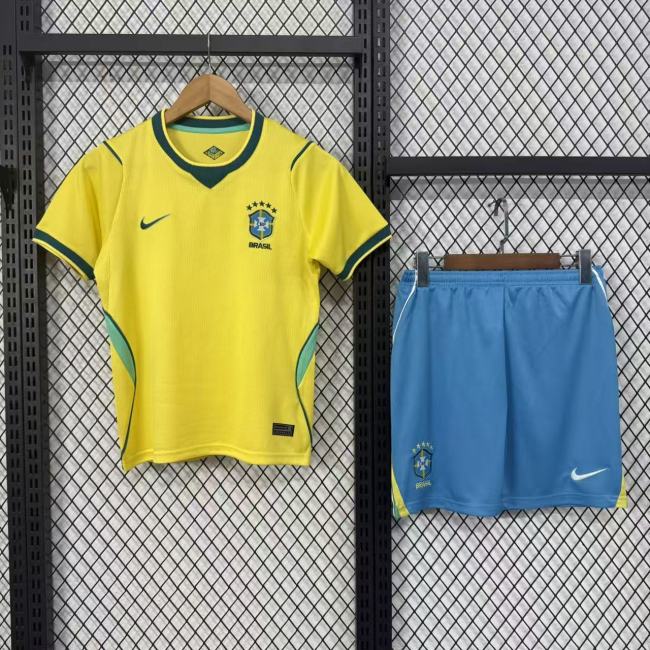 Brazil 2026 World Cup Home Kids Suit