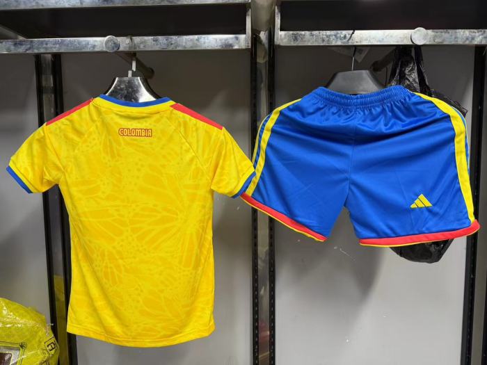 Colombia 2026 World Cup Home Kids Suit & Socks